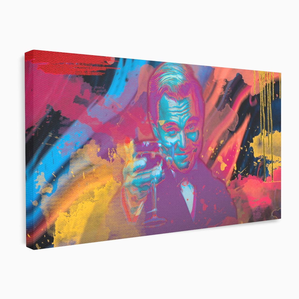 Tablou canvas cu tablou canvas cu leonardo dicaprio, fara rama, pe sasiu de lemn